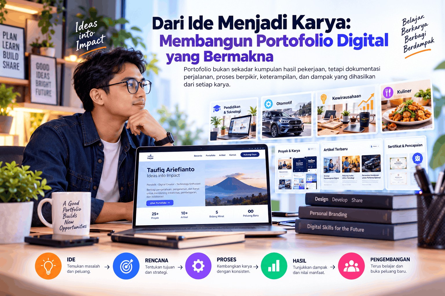 Dari Ide Menjadi Karya: Membangun Portofolio Digital yang Bermakna
